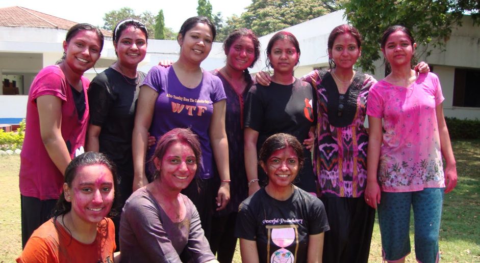 Girls in girls hostel Nepal